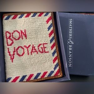 Smathers & Branson brand new, in the box passport cover leather *NEW*